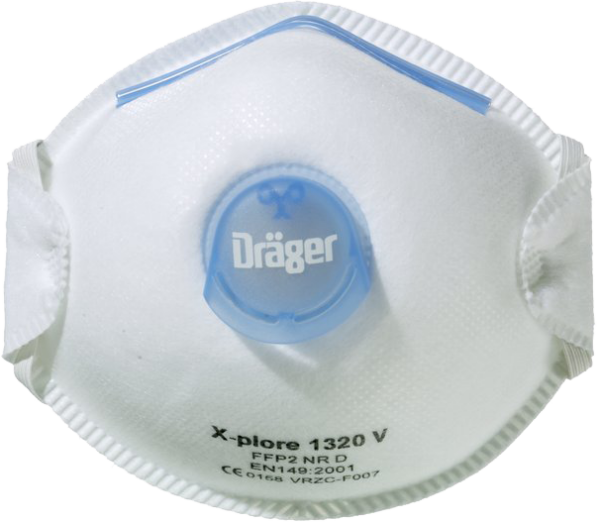 Dräger X-plore 1320 FFP2 V masker (10 st)