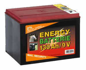 Batterij EG super 9V / 130Ah (H16 x L19 x B13 cm)