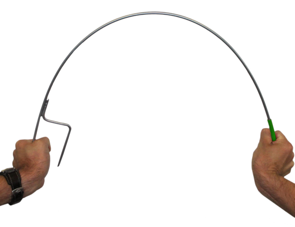 Instappaal 110 cm rond veerstalen + krul Wit (per 10 stuks) - Afbeelding 3