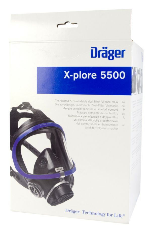 Dräger X-plore 5500 Volgelaatsmasker - Afbeelding 3