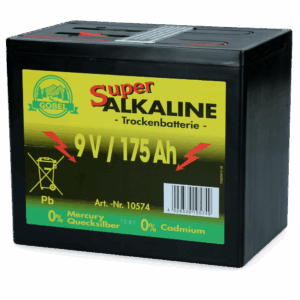 Batterij Durobat 9V / 175Ah (H16 x L19 x B13 cm)