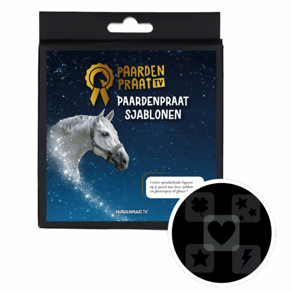 Paardenpraat Sjablonen 5 stuk