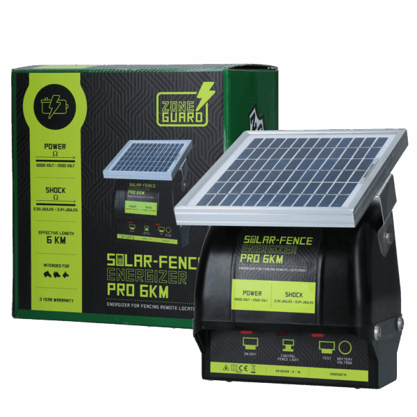 ZoneGuard Batterij App. Solar 3 W, 6km